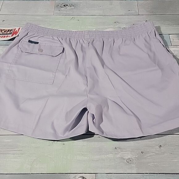 MCGREGOR Vintage Single Stitch size XL Mens Light Gray Elastic Back Blend Shorts - Picture 8 of 8
